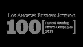 Los Angeles Business Journal 2019 Award gray logo