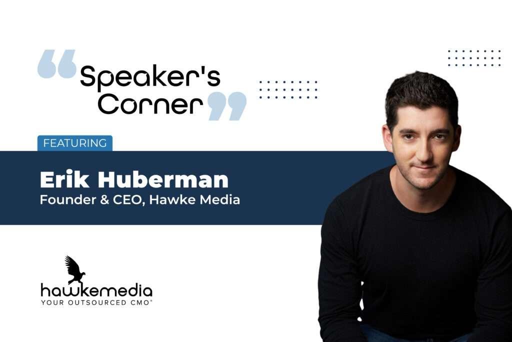Erik Huberman speaks at Ad World