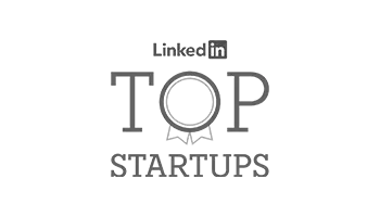 LinkedIn Top Startups gray logo