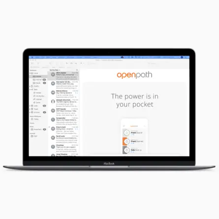 Openpath email mockup