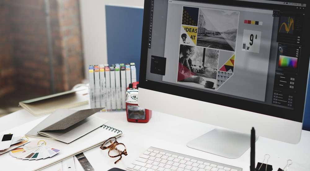 Graphic Designer Desk