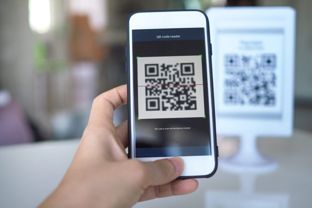 Scanning a QR code using Smartphone