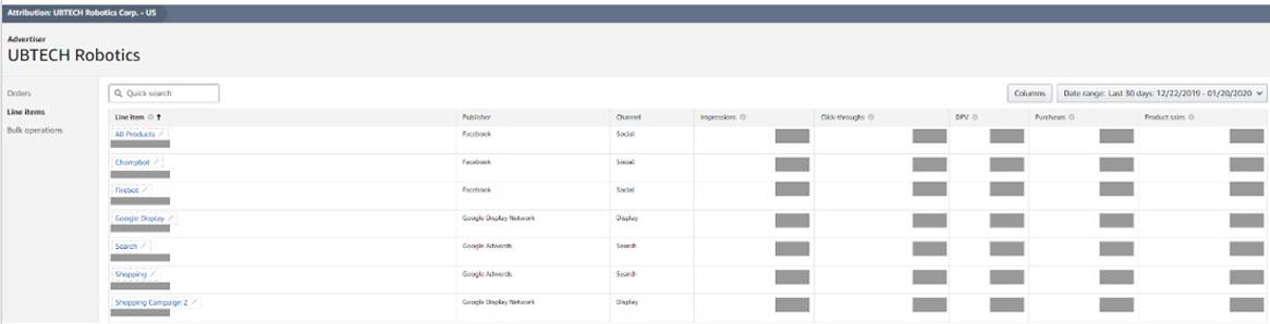 UBTech dashboard image