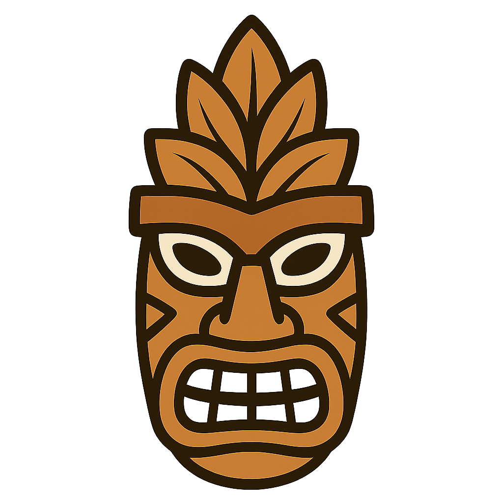 Tiki mask 1